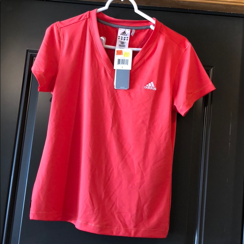 NEW Women’s Adidas Vneck Red
